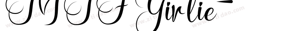 MTF Girlie字体转换